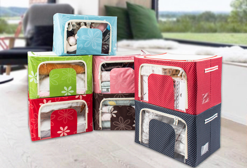 衣服收納神器-牛津布防潑水可折疊收納箱